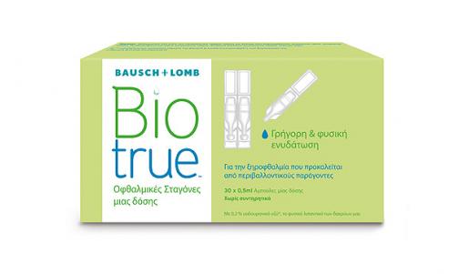 Biotrue Οφθαλμικές Σταγόνες 30x0.50ml