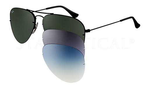 Rayban - RB3460 AVIATOR FLIP OUT (002/71) [59-13]